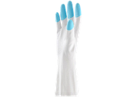Рукавички гумові господарські розмір М Жіночий, найміцніші рукавички для прибирання