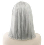 Перука каре сіра пряме волосся, фото 2