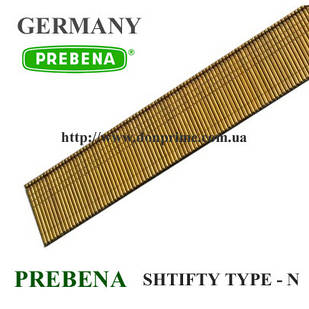 Цвяхи для механічного (будівельного) степлера  ⁇  13-50 мм, 1*1,25 мм Prebena