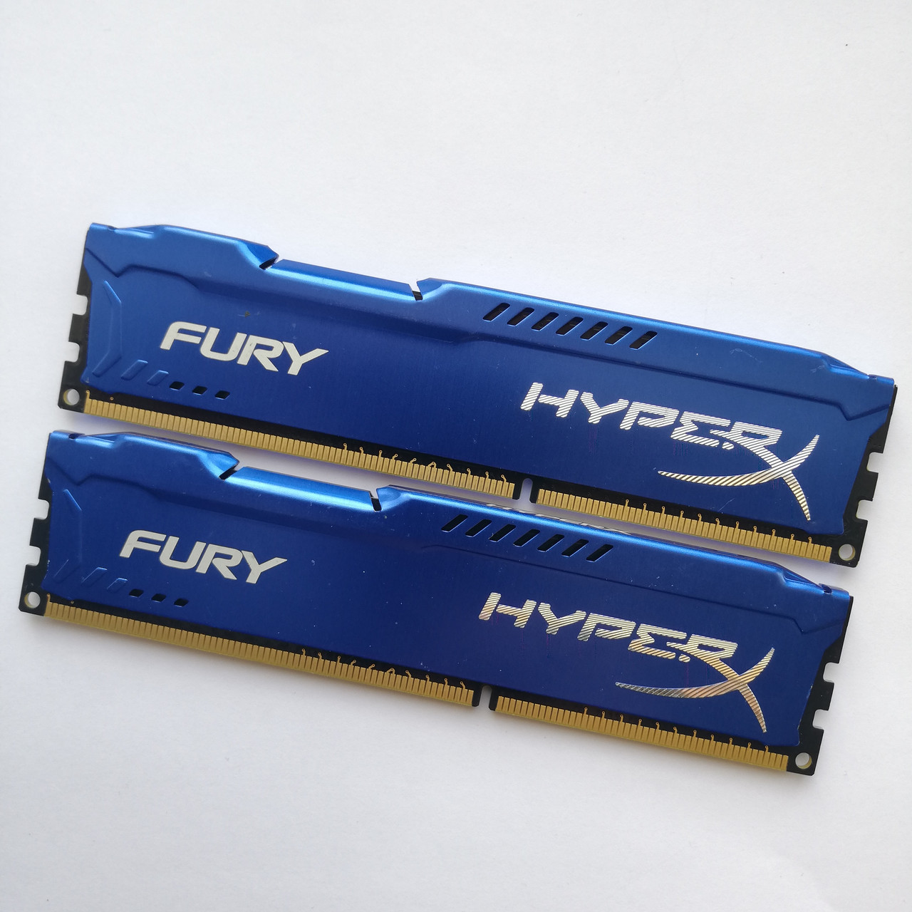 Комплект оперативної пам'яті Kingston HyperX Fury DDR3 8Gb (2x4Gb) 1333MHz PC3-10600U 1R8 CL9 (HX313C9FK2/8) Б/В
