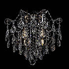 Кришталева люстра на 4 лампи СветМира з підсвічуванням основи та пультом д/у PM-E2247/4+4/CH/LED, фото 2