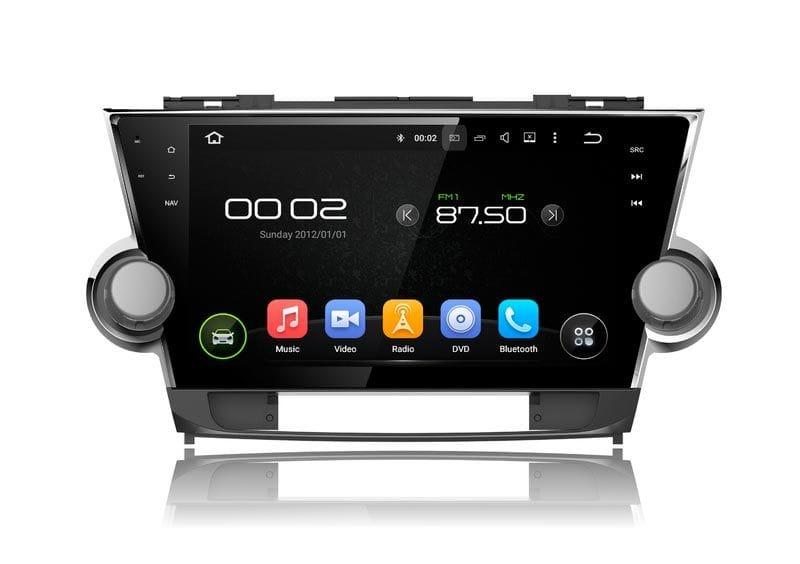 Штатний головний пристрій Інкар AHR-2298 Toyota Highlander 2008-2014 (Android 5.1) автомагнітола 10.1", фото 1