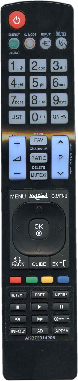 Пульт для LG AKB72914208