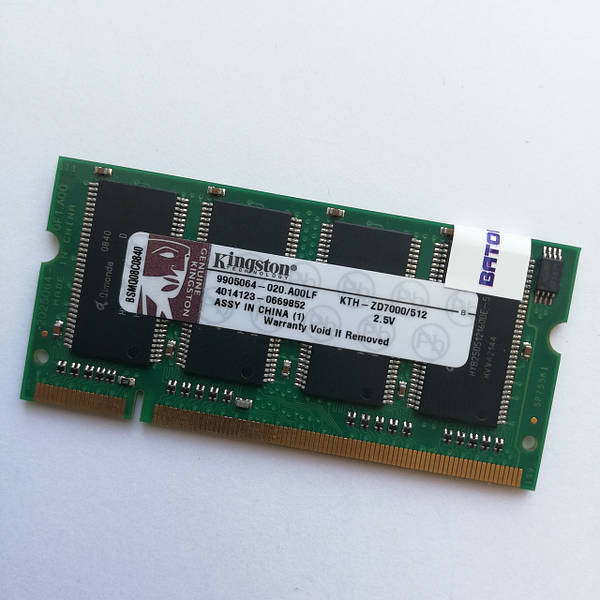 MIX Kingston SODIMM DDR 512Mb 266MHz CL2.5 Baton.ua 940044323