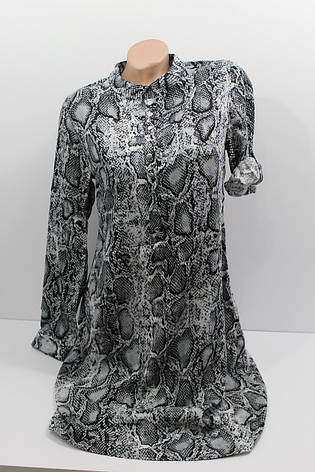 Жіноче плаття-сорочка з довгим рукавом штапель гуртом у Хмельницькому, фото 2
