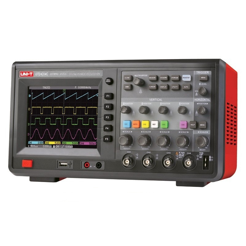 Цифровий осцилограф UNI-T UTD4204C, 200 МГц