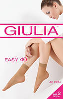 Женские шелковистые носочки 40 ден GIULIA Easy 40 (2 пары)