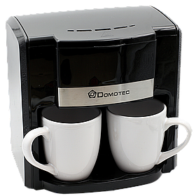 Крапельна кавоварка на 2 чашки Domotec MS-0708