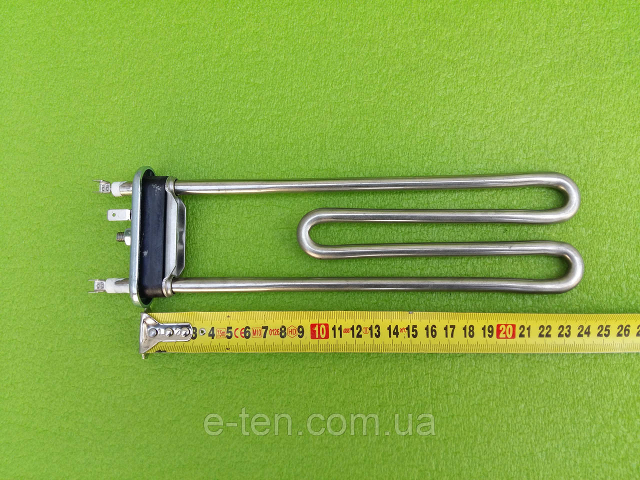 Тен KAWAI для пральної машини 1950W / 230V / L=243мм (c отвором під датчик) / БЕЗ БОРТИКА