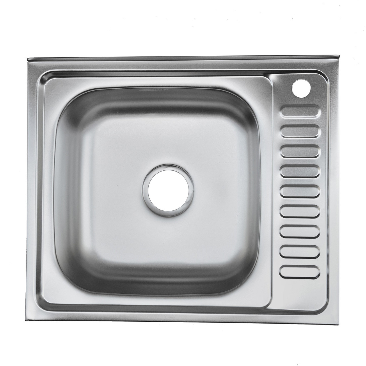 Кухонна мийка накладна Platinum 6050 L Decor 0,6 мм
