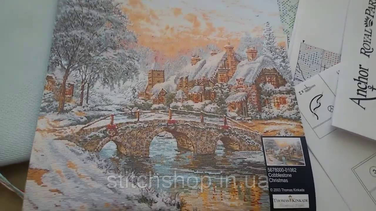 01062 "Різдво (Cobblestone Christmas)". Anchor Maia Collection. Набір для вишивання ниткою