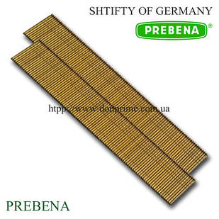 Цвяхи для будівельних степлерів виробництва Prebena (1x1,25 мм)