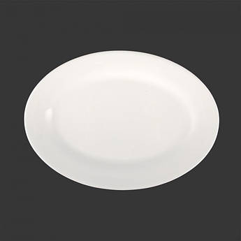 Тарілка бортова овальна Extra White 180x250 мм