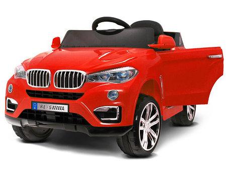 Електромобіль BMW X6 червоний + ЄВА колеса