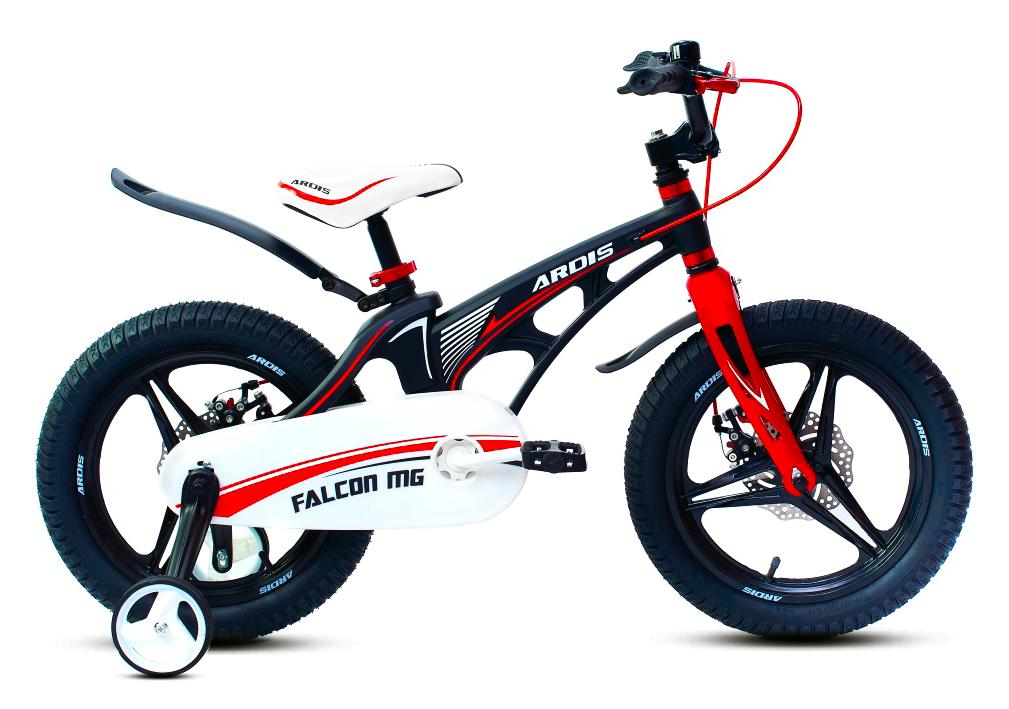 Дитячий велосипед Ardis FALCON R16" з дисковими гальмами (Чорний)