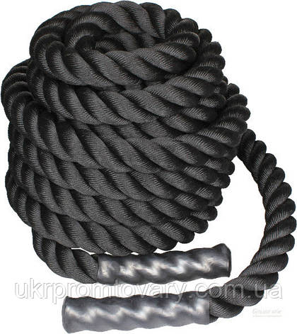 Канат для кроссфита LiveUp Battle Rope 8 м ВАЖКИЙ ВАГА 9 КГ!!, фото 1