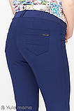 Літні завужені брюки для вагітних AVA TR-29.031 темно-сині, фото 5