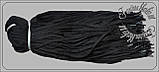 Шнурок взуттєвий, особливо міцний на розрив, 1 м чорний , фото 2