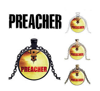 Кулон Preacher з Церквою в жовтому кольорі