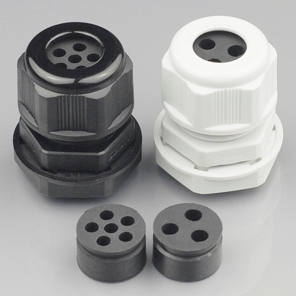 Пластиковый кабельный ввод на несколько кабелей M 25х1,5 Beisit купить ...