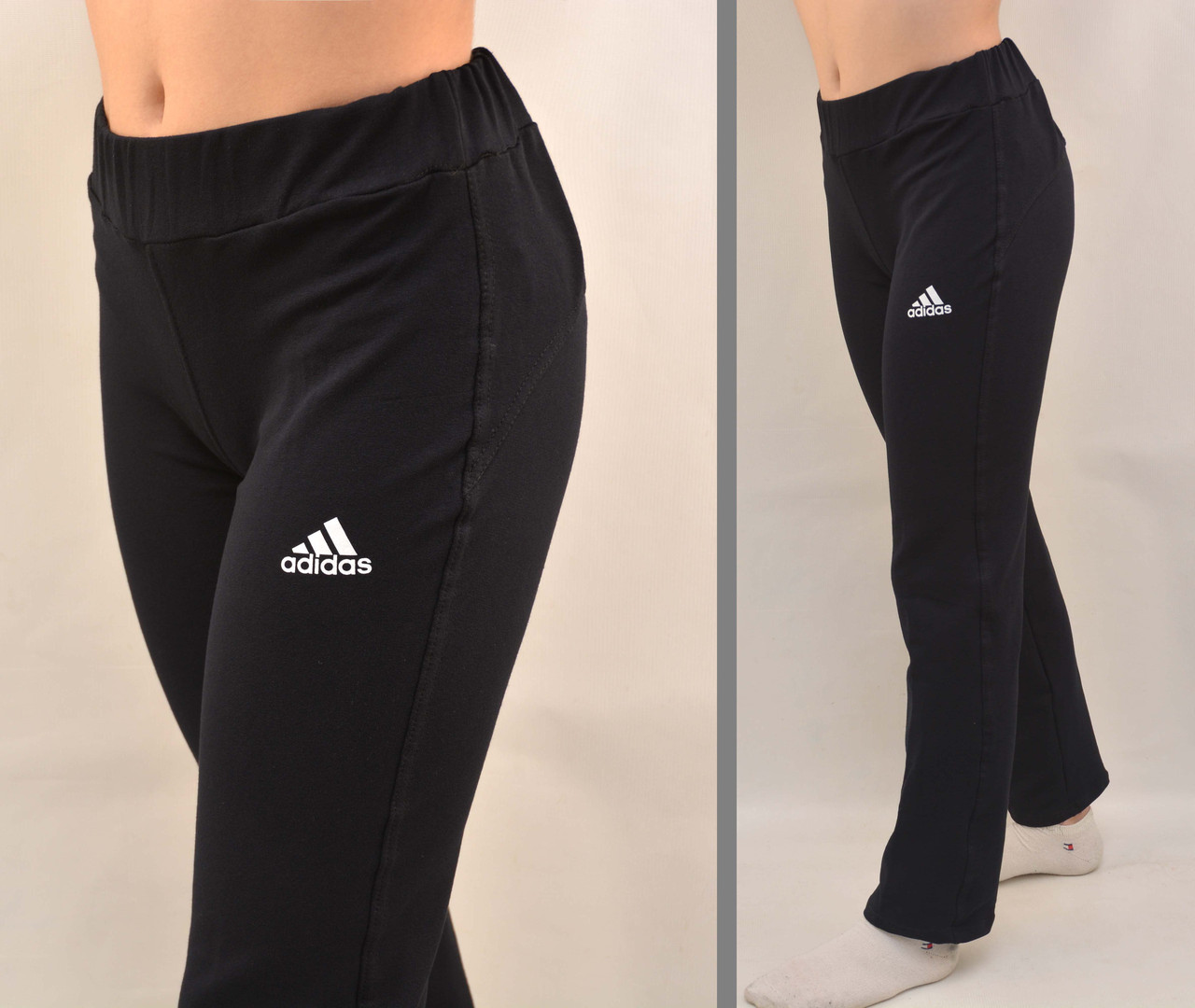 Штани спортивні жіночі трикотажні Adidas (малом) — залишок M&XL