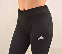 Штани спортивні жіночі трикотажні Adidas (малом) — залишок M&XL, фото 6