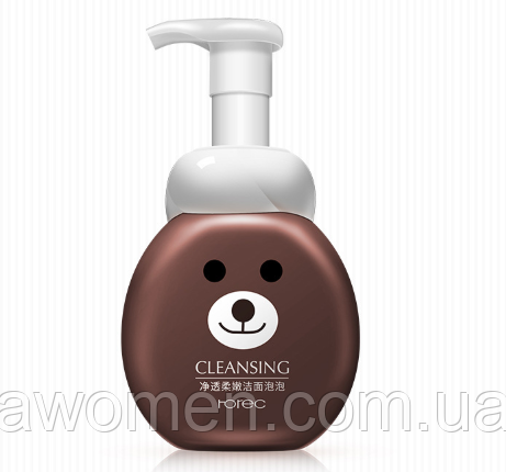 Пінка мус для вмивання Rorec Soft Cleansing з екстрактом яблука 300 ml (міша)