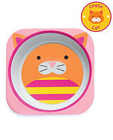 Тарелка для малыша Skip Hop Zoo Little Kid Bowl, Cat! США!