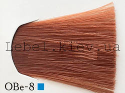 Lebel Materia 3D Фарба для волосся, 80 г колір OBe-8 (світлий блондин жовтогарячо-бежевий)