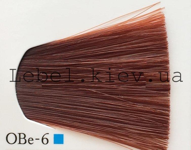 Lebel Materia 3D Фарба для волосся, 80 г колір OBe-6 (темний блондин жовтогарячо-бежевий)