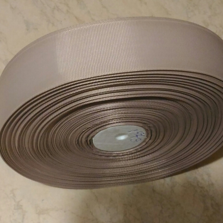 Репсова стрічка завширшки 4 см N92 (1579) пудра, фото 1