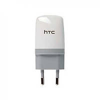 Зарядное устройство HTC 220V-USB,100-240V, 5-5.5V 1A, White/grey