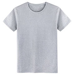 Чоловіча футболка 100% Бавовна Марка "DOOMILAI" Арт.1804(сіра)