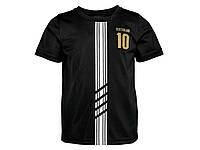 Стильна спортивна чорна футболка 122-128 зріст