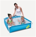 Дитячий квадратний басейн, розмір 122х122х30,5 см, фото 1