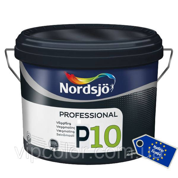 Sadolin PROFESSIONAL P10 Білий BW 10 л напівматова фарба для стін, фото 1