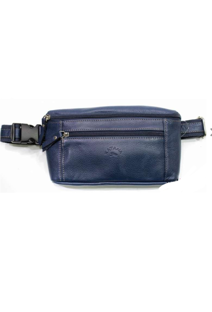 Бананка чоловіча з натуральної шкіри на пояс високоякісна міська для документів, фото 1