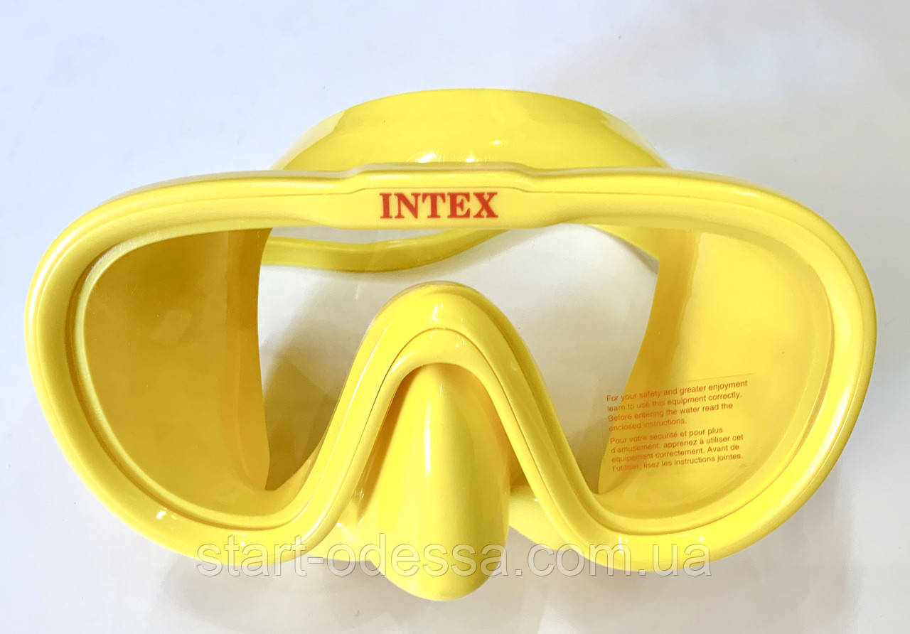 Маска для плавания силиконовая INTEX - фото 1 - id-p680035643