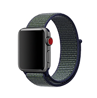 Ремешок для Apple Watch 42/44mm Nylon Sport Loop blue/green