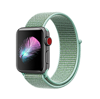 Ремешок для Apple Watch 42/44mm Nylon Sport Loop turquoise