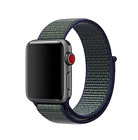 Ремешок для Apple Watch 38/40mm Nylon Sport Loop blue/green