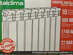 Біметалічний радіатор Italclima Ferrum 500/96