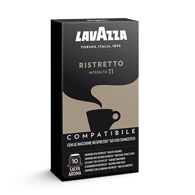 Nespresso Lavazza Ristretto (Intens=11; в упаковці 10 капсул)