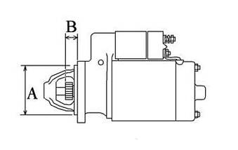 Стартер M93R3015SE YUTONG (Ютонг) DEUTZ TD226B, WP6., фото 3