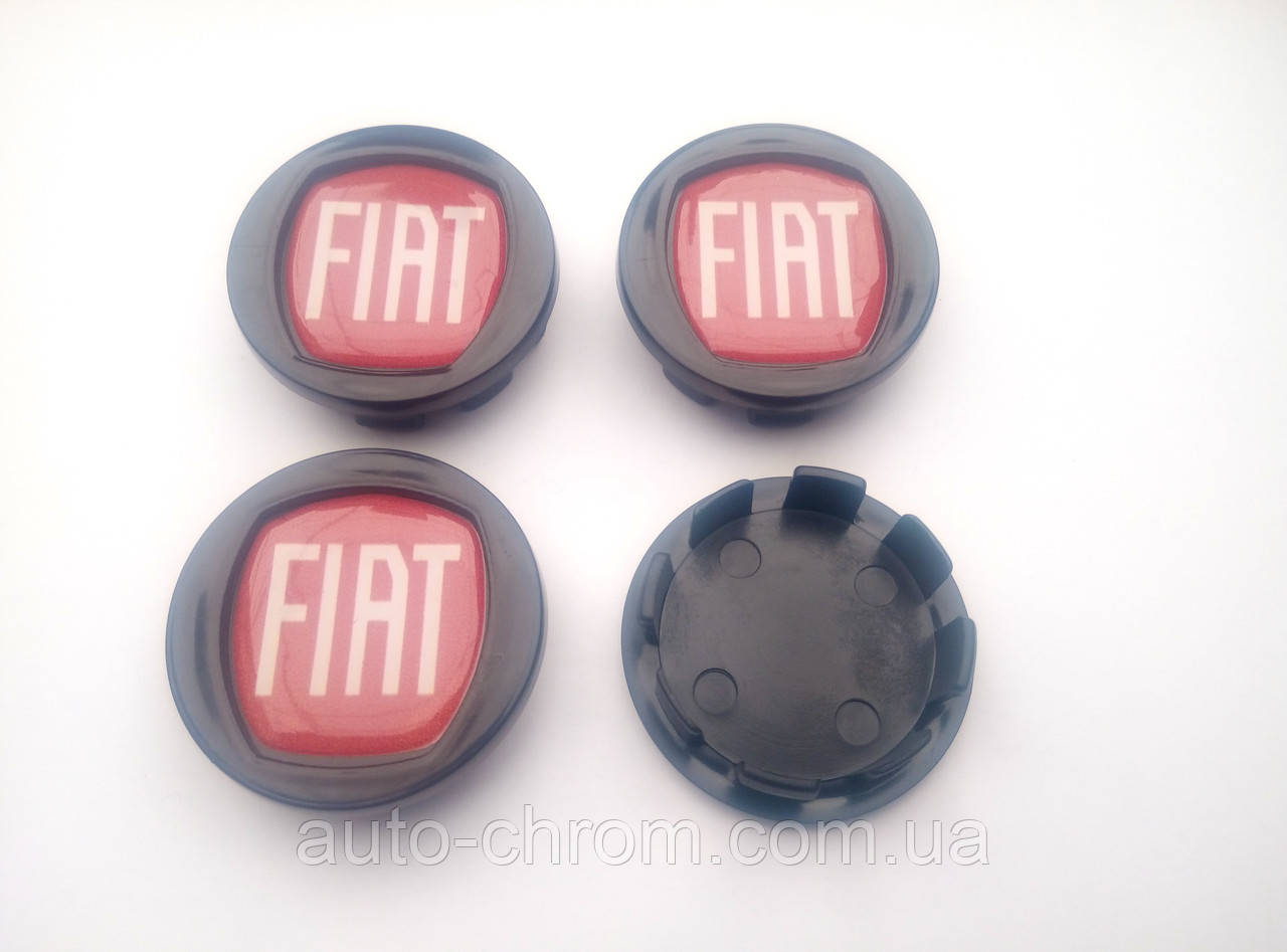 Ковпачки в диски Fiat 43-49 мм чорні