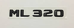 Емблема напис багажника Mercedes ML320 чорна
