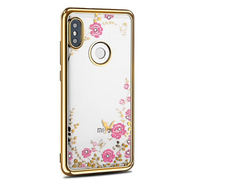 Чохол зі стразами для Xiaomi Mi A2 Lite / Redmi 6 Pro (золотий)