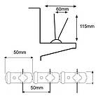 Шипи від птахів, голубів професійні 0,5 м, фото 4