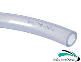 Шланг молочний прозорий ПВХ, внутрішній Ø 25 мм, зовнішній Ø 37 мм, бухта 25 м, Польща