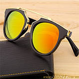 Жіночі дизайнерські сонцезахисні окуляри в ретростилі, фото 4